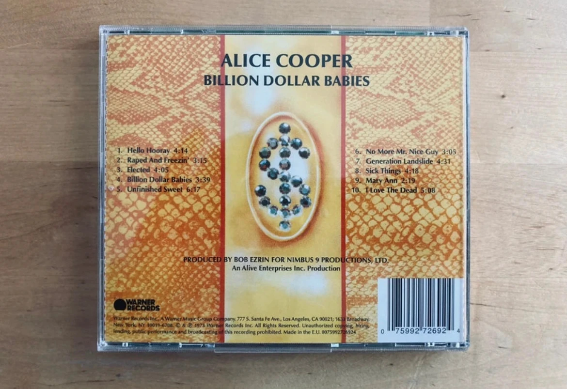 CD Alice Cooper Billion Dollar Babies. – photo 3